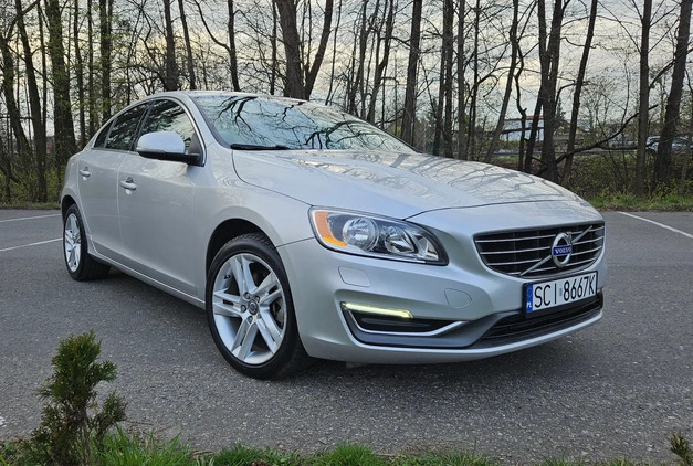 Volvo S60 cena 53505 przebieg: 143680, rok produkcji 2014 z Skoczów małe 232
